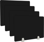 4 Pcs Desk Divider Privacy Panel, 23.6”L X15.8”W Frosted Acrylic Desk Privacy - Image 8