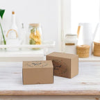 horlimer 7x5x4 inches shipping boxes set of 50, side view