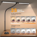 pzloz led desk lamp for office home, close-up detail