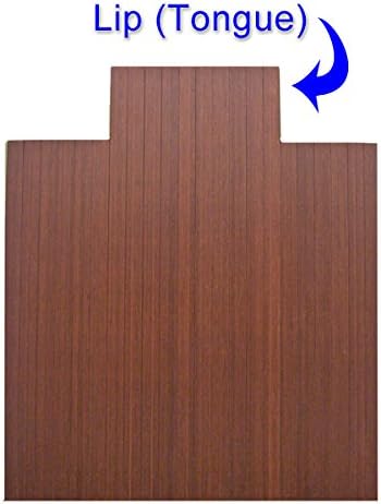 Bamboo Foldable Dark Cherry 36" x 48" w/Lip 3/16" Thickness Ch...