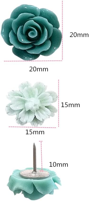 24Pcs Decorative Pushpins, Cork Board Tacks, Bulletin Board Tacks, Thumb Tack - Image 5