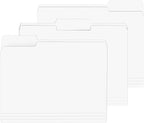 File Folder, PANDRI 120 Pack File Folder, 1/3 Cut Tab, Letter Size, Filing by PANDRI