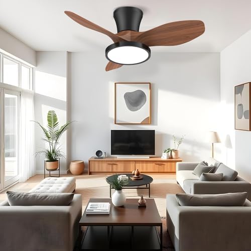 ocioc 32 inch small walnut ceiling fans with, package contents