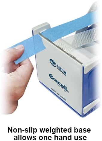 by Excell Deluxe Triple Extra Wide Metal Multi-Roll Desktop Tape Dispenser