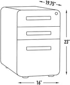 Laura Davidson Furniture Stockpile 3 Drawer File Cabinet - Image 3