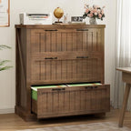 sedeta farmhouse 3 drawer file cabinet for home, view 9