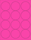 8-1/2 x 11" Neon Color High Light Fluorescent Labels by NextDayLabels
