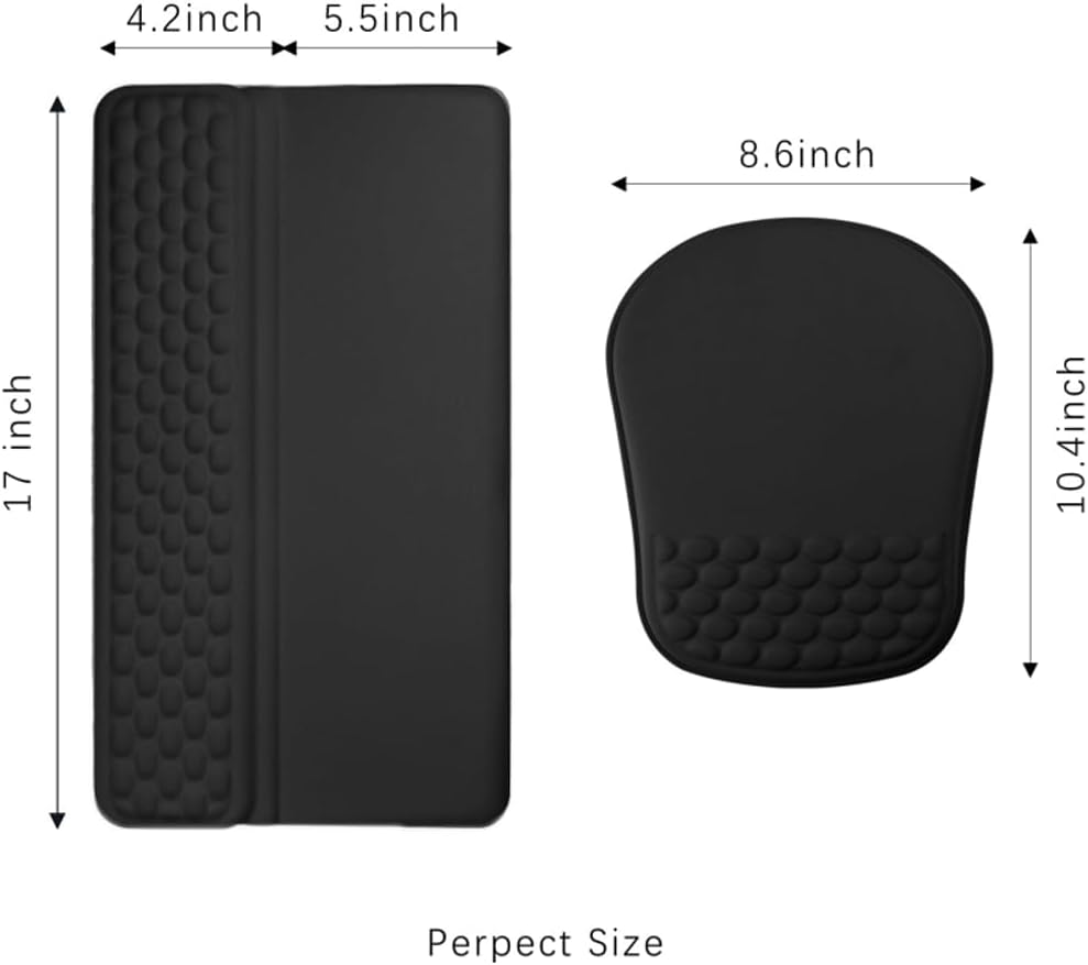 Keyboard Wrist Rest -Ergonomic Keyboard Stand with Wrist Rest- with Carpal Tu...