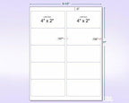 8-1/2 x 11 Neon Color High Light Fluorescent Labels - Image 2