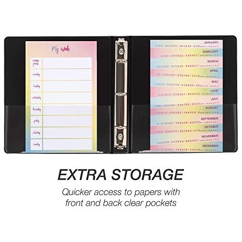 Samsill Economy 1 Inch Mini 3 Ring Binder, Made in The USA, Round Ring Binder - Image 5