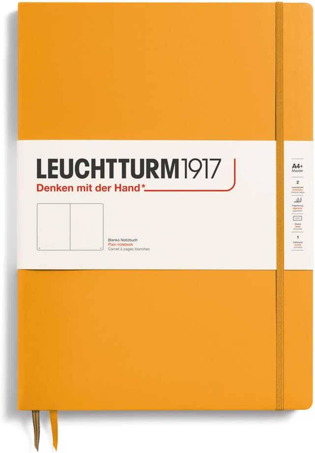 LEUCHTTURM1917 - Notebook Hardcover Master Slim A4+ - 123 Numbered Pages by LEUCHTTURM1917