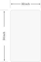 [Upgraded Version] Crystal Clear 1/5" Thick 54" x 32" Heavy Duty Hard Chair Mat, Can be Used on Carpet or Hard Floor