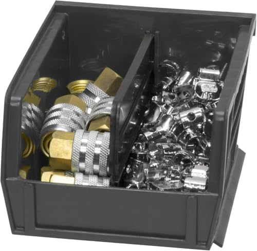 Akro-Mils 30210 AkroBins Plastic Storage Bin Hanging Stacking Containers, (5-...