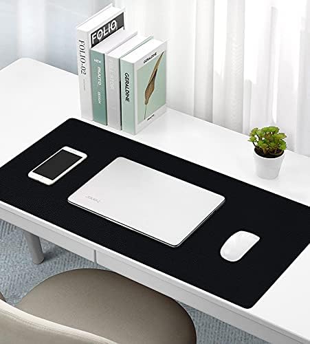 KINGFOM Desk Pad Office Desktop Protecter, PU Leather Desk Mat Blotters - Image 4
