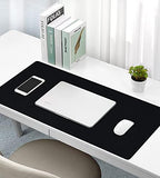 KINGFOM Desk Pad Office Desktop Protecter, PU Leather Desk Mat Blotters - Image 4