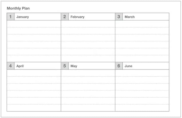 MARK'STYLE Undated Weekly Planner A6, 2-Pack – 58-Week Horizontal Pocket ...
