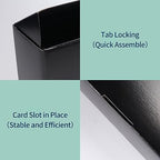 rempry 12x9x4 black shipping boxes 20 pack, large showing dimensions