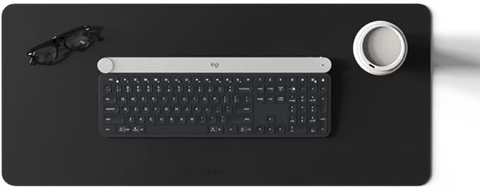POUT TekDec Mat – Vegan Leather Desk Pad, Water-Resistant Surface, Anti-Slip - Image 3