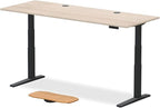 UPLIFTDESK V3 2-Leg Maple Laminate Wood Standing Desk – Adjustable Height by UPLIFTDESK