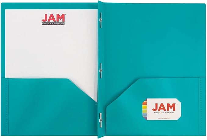 JAM PAPER Plastic Color POP Folders - Image 4
