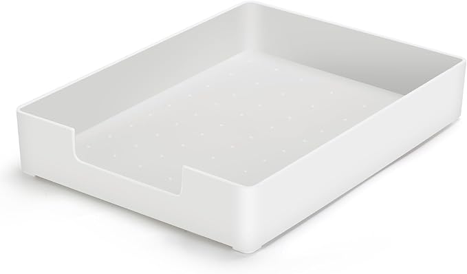 AZFUNN Letter-Size Tray Desk Letter Tray Paper Tray, Sturdy Heavy-Duty Plastic by AZFUNN