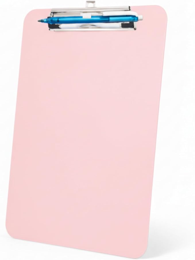 TFDLCG zm Pink Plastic Clipboard, Nursing Clipboard, Standard Letter A4 Size by TFDLCGzm