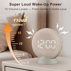 solacerise extra loud alarm clock vibrating bed shaker, package contents