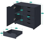 Naomi Home Amy 5-Drawer Craft & Office Storage Cabinet - Image 2