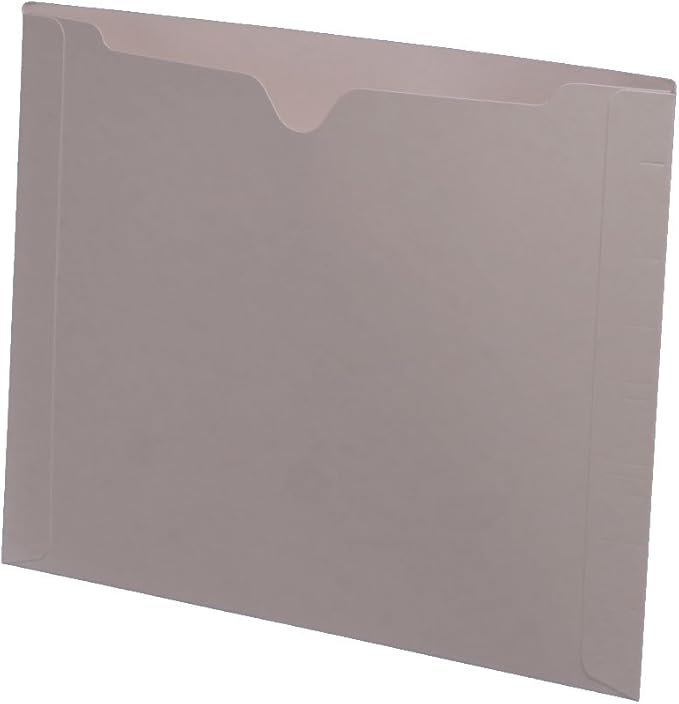 11 pt Gray Color Jacket, Letter Size, Dental Style by Ecom+Folders