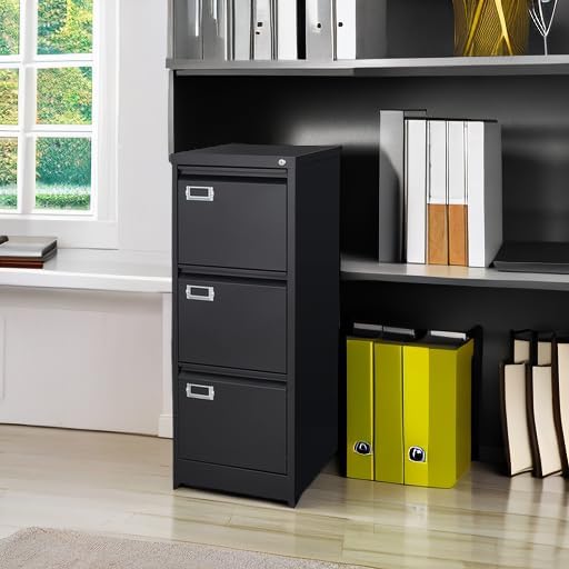 BYNSOE 3 Drawer File Cabinet - Image 5