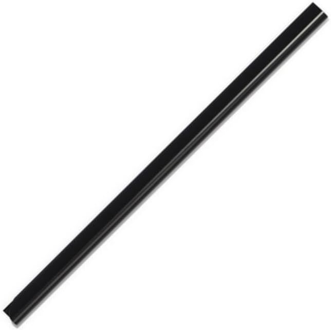 Durable 290101 Spine Bar A4 6mm - for Holding 60 Sheets of A4 Paper - Pack of 100 Binders - Black