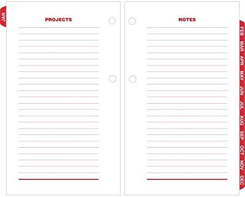 2021 Daily Desk Calendar Refill by AT-A-GLANCE, 3-1/2" x 6", Loose-Leaf, with Monthly Tabs (E717T5021)