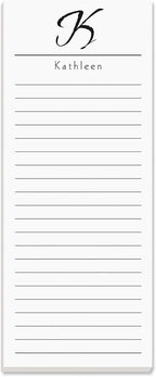 Current Personalized Name & Initial Notepad Set – Set of 3, 30-Sheet Pads - Image 4