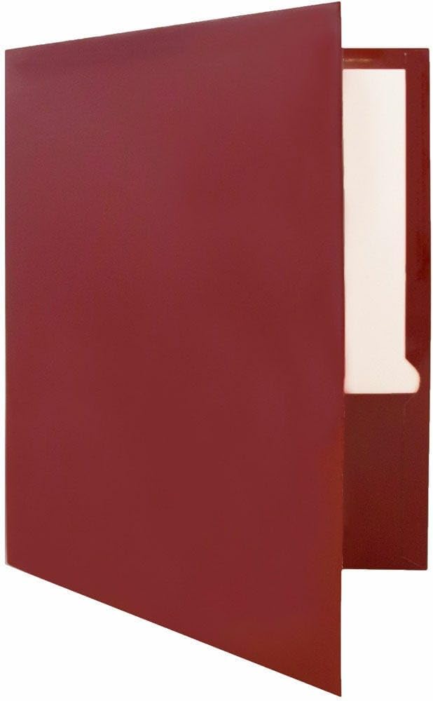 JAM PAPER Laminated Two Pocket Glossy Folders - Image 3