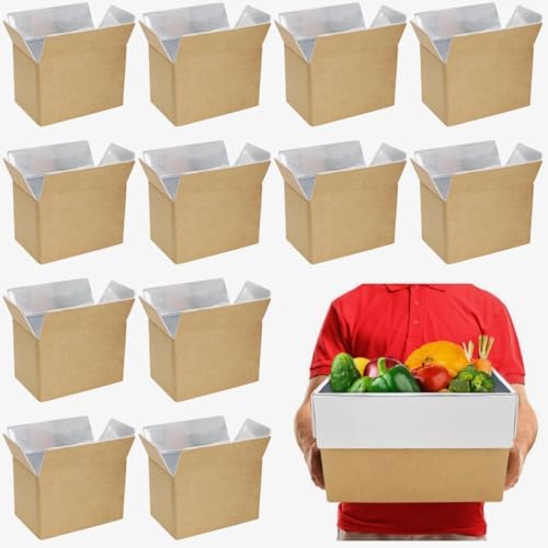 zavoos 12 pack insulated shipping box, 10.8'' x, main product view