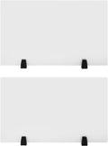 2 Pack Clamp-on Desk Privacy Panels, Frosted Acrylic Desk Dividers