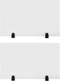 2 Pack Clamp-on Desk Privacy Panels, Frosted Acrylic Desk Dividers by Unknown