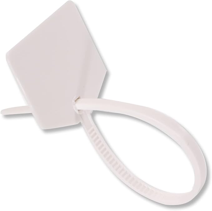Waterproof Shipping Tags, Self Locking Nylon Writable Marker Ties Luggage - Image 3
