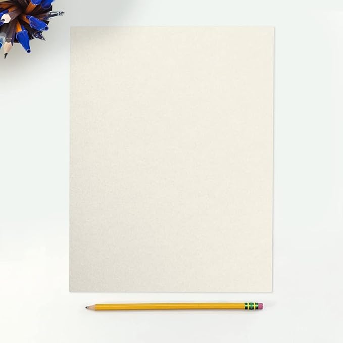 LUXPaper 8.5" x 11" Paper | Letter Size | Quartz Metallic | 80lb. Text | 50 Qty - Image 3