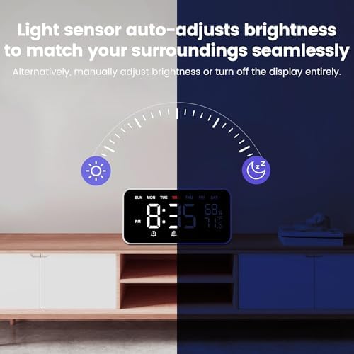dekala bed shaker loud alarm clock for heavy, package contents