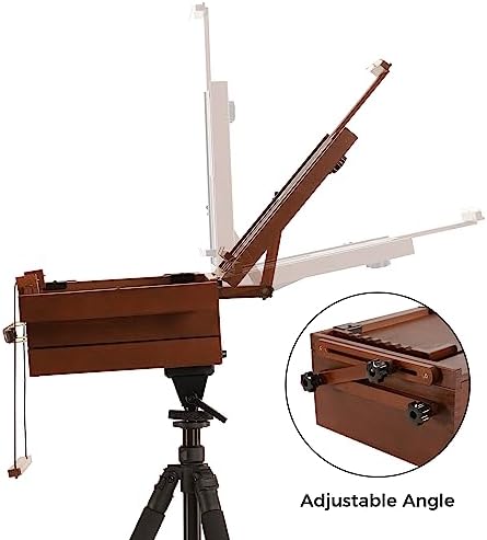 viswin portable plein air easel, pochade box with, package contents