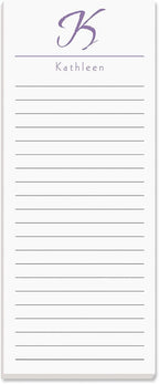 Current Personalized Name & Initial Notepad Set – Set of 3, 30-Sheet Pads - Image 5
