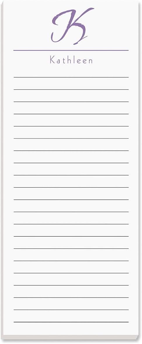 Current Personalized Name & Initial Notepad Set – Set of 3, 30-Sheet Pads - Image 5