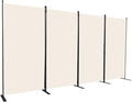 CHOSENM Room Divider, 4 Panel Folding Privacy Screens by CHOSENM