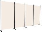 CHOSENM Room Divider, 4 Panel Folding Privacy Screens by CHOSENM