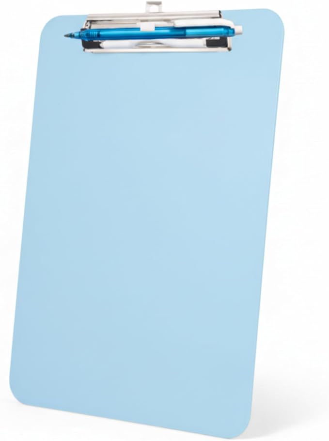 TFDLCG zm Clipboard with Pen Holder, Standard Letter Size A4, Thickened Clip by TFDLCGzm