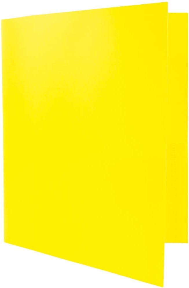 JAM PAPER Plastic Color POP Folders - Image 4