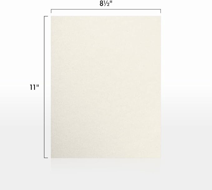 LUXPaper 8.5" x 11" Cardstock | Letter Size | Quartz Metallic | 105lb. Cover | - Image 2