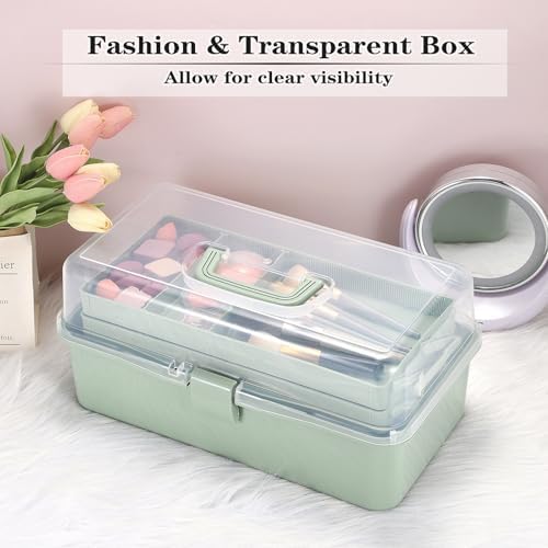 tackle box, 15-inch extra large art storage box, close-up detail