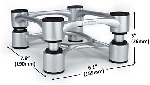 IsoAcoustics Aperta Series Isolation Speaker Stands with Tilt Adjustment: Ape...